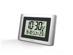 Digitale wandklok Technoline WS 8028 220x150x56mm zilver