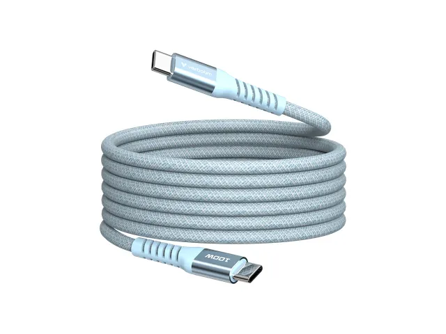 S+C Magnetische Usb-C Kabel Blauw 100W 31856 480Mbps 1.20m
