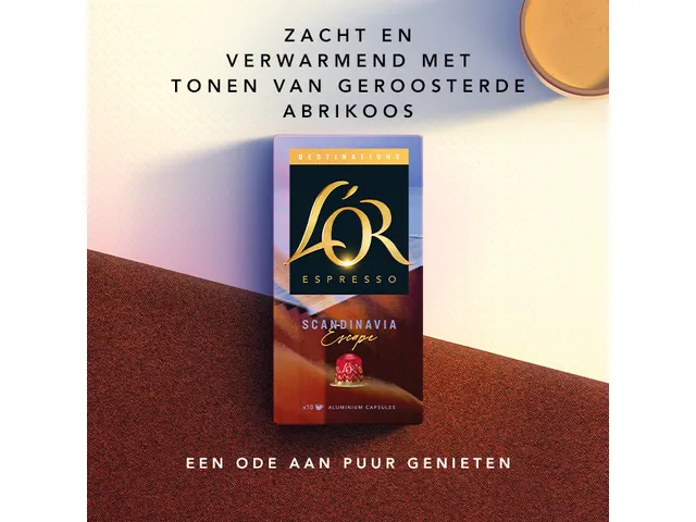 L'Or Destinations koffiecaps Scandinavia Escape 7/13 10 stuks