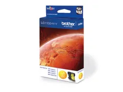 Brother LC1100HYYBP, Geel, Inkt op pigmentbasis, 1 stuk(s), 750 pagina
