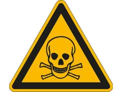 Waarschuwingsbord,Waarschuwing: Giftige Stoffen,Wandbord,Aluminium