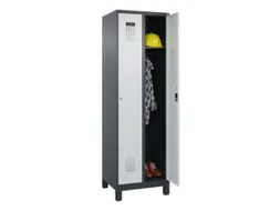 locker,HxBxD 1950x600x500mm,2vak,vak B 300mm,cil.-slot,voeten