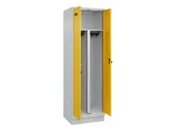 PBM-locker,HxBxD 1950x600x500mm,2vak,vak B 300mm,draaigrendel