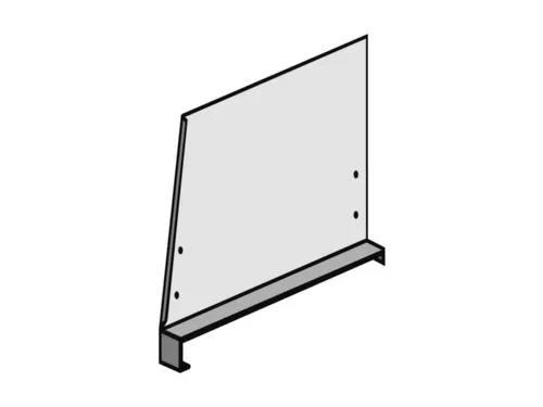 vakverdeler,v. schroefstelling,HxD 300x500mm,vrijstaand,staal verzinkt