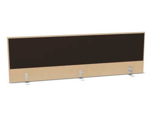 opzetpaneel,v. bureau,aanbouw achter,B 1800mm,NE-esdoorn,BN2036-bruin
