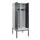 locker met bank,voor scheiding van kleding,HxBxD 2120x800x815mm,2vak
