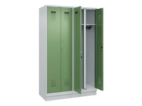 locker voor scheiding van kleding,HxBxD 1950x1200x500mm,4vak