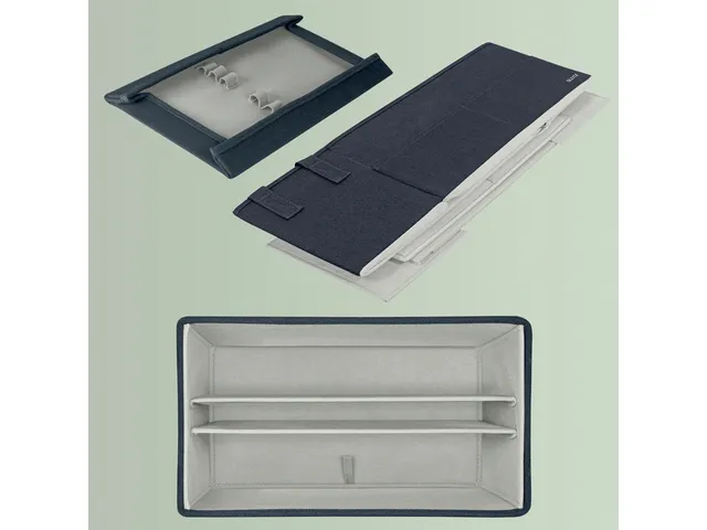 Leitz Stoffen Compacte Hot Desking Opbergtas met deksel grijs