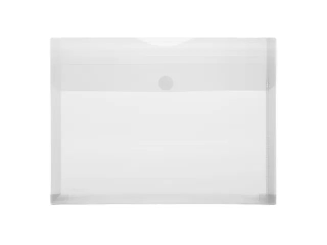Enveloptas Foldersys A4 PP transp + expansievouw 30mm A4 Omslag Met Ba