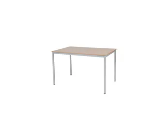 Domino Basic Tafel Vaste Hoogte 1200x800mm Hav/Kers 25mm Alu 4-Poots - 1
