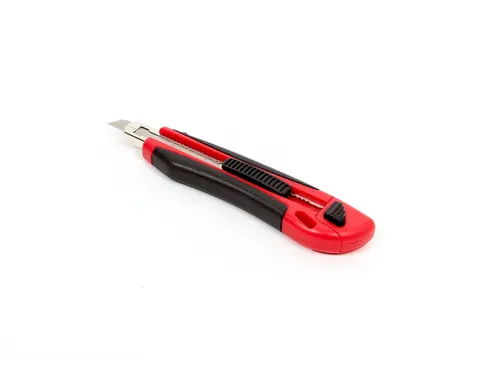 Snijmes IEZZY 9mm kunststof met ergonomische softgrip incl. 3 mesje