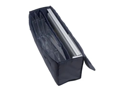 vouwbaar folderrek,HxBxD 1150x250x360mm,v. 7xDIN A4