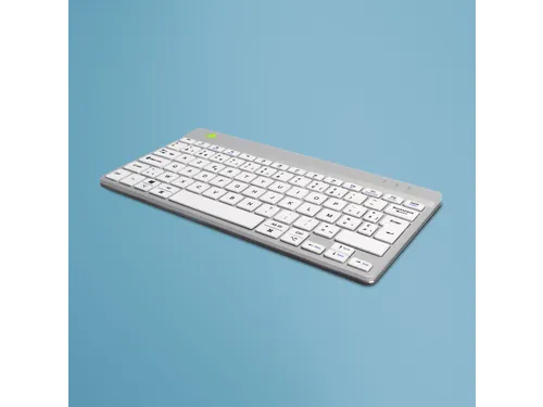 Compact Break ergonomisch toetsenbord Azerty BE Wit draadloos