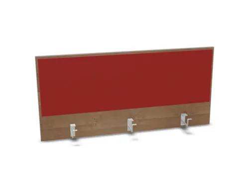 opzetpaneel,v. bureau,aanbouw achter,B 1200mm,NT-cherry,BN4011-rood