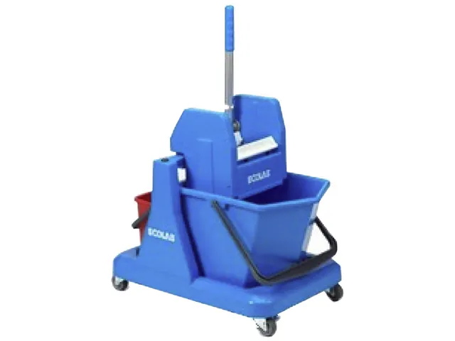 Ecolab Rolemmer Perfekt Mono Mopsysteem met pers Blauw/rood