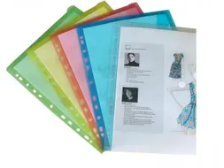 Enveloptas Velcro Sluiting A4 Geperforeerd 11-gaats Blauw 10 Stuks