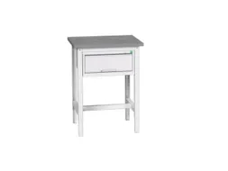 werkbank,HxBxD 780-930x700x600mm,linoleumblad,4voeten