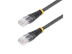 15m Cat5e Gegoten RJ45 UTP Netwerkkabel Zwart