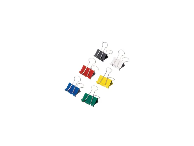Papierklem MAUL 215 foldback 19mm capaciteit 7mm assorti