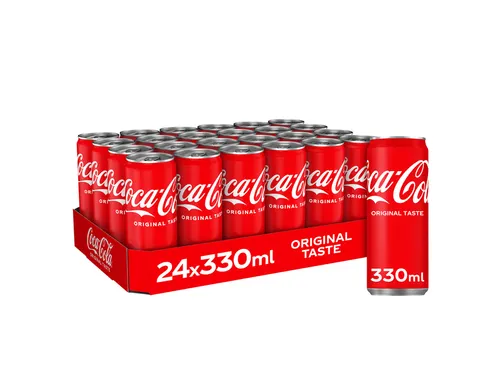 Frisdrank Coca Cola Regular blik 330ml