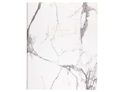 Notitieboek Èccolo Marble lijn ca.20x25cm 80gr. 256pag.