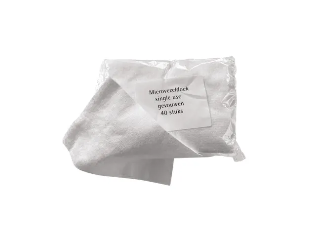 Microvezeldoek Disposable gevouwen 30x23cm 12x40st