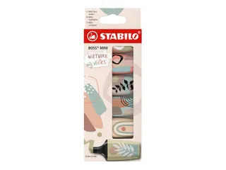 Markeerstift STABILO BOSS naturevibes assorti 6 stuks - 2