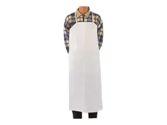 Kookschort/ kokssloof met bovenstuk en 1 zak wit 110x85cm