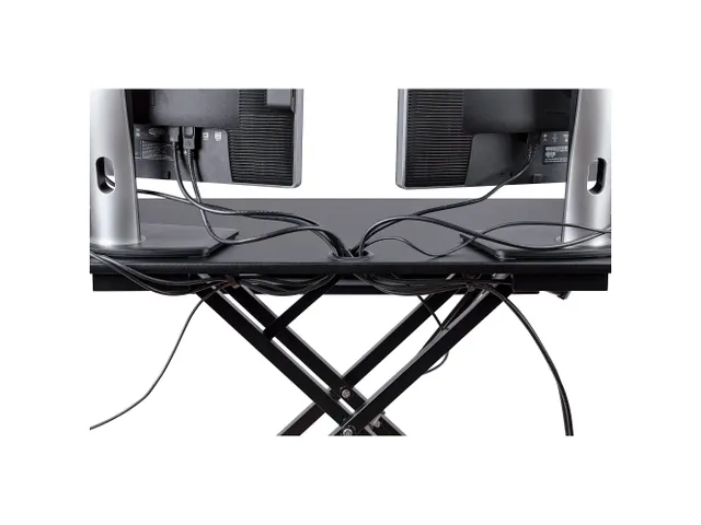 Zit Sta Hoekbureau met Toetsenbordlade