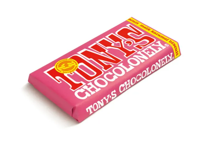 Chocolade Tony's Chocolonely Melk karamel biscuit 180gr