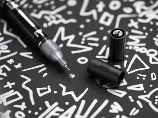 Chrome marker Faber-Castell Multimark 551 - 8