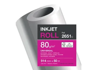 Plotterpapier Ft 914mmx50m 80 Gram - 2