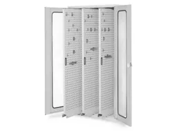 verticale kast,HxBxD 1950x1000x600mm,vensterdeur,RAL5010
