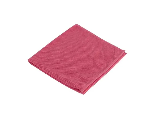 Microvezeldoek Cleaninq prof 40x40cm rood 10 stuks