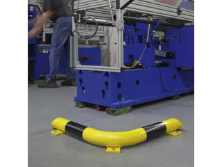 Aanrijdbeveiligingsbalk Lengte 638mm Vastschroefbaar Met Bodemplaten - 2