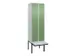 locker voor scheiding van kleding,HxBxD 2120x600x815mm,2vak