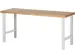 établi,HxlxP 790-1140x2000x700mm,hêtrepanneau,huilé,force 750kg