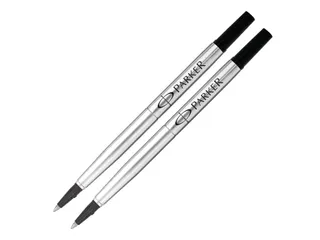 Rollerpenvulling Parker Quink medium zwart blister à 2 stuks - 3