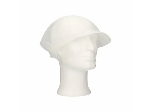 Haarnet Met Klep Polyester Universele Maat Wit 100 Stuks