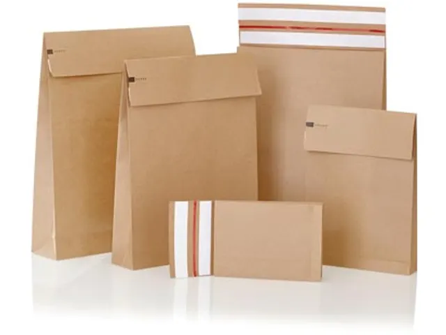 e-Green enveloppen met blokbodem 450x590x100+100mm