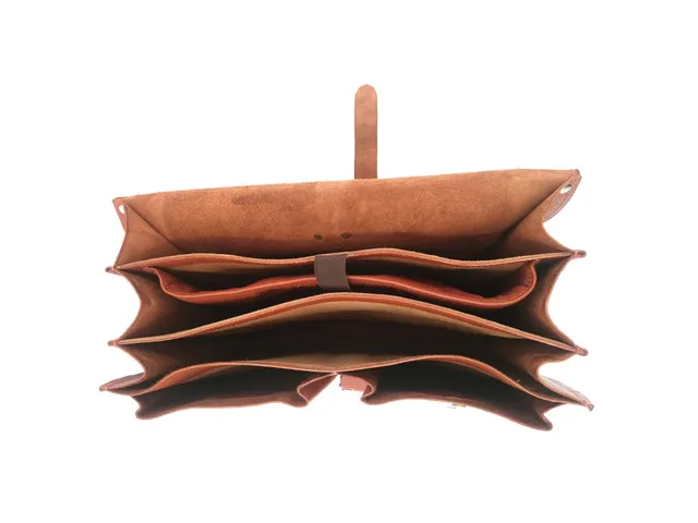 Schooltas bruin leder