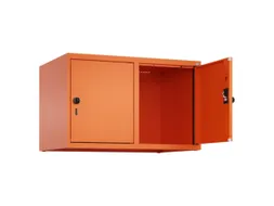 opzetkast,v. locker,2vak.,vak B 400mm,HxBxD 500x800x500mm,draaigrendel