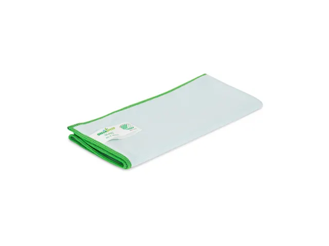 Glasdoek Microvezel Blauw 40x40cm pak 10 stuks