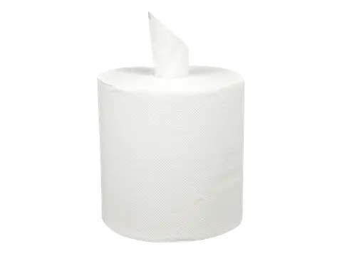 Handdoekrol Wit Midi Coreless cellulose 1-laags 19cmx300m 6 rollen