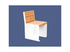 stoel,B 450mm,3latten,hout-zitting licht eikenhout,zitting H 450mm