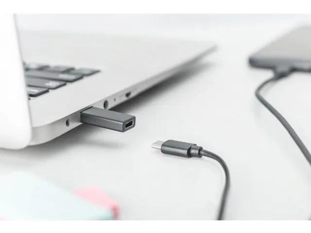 USB Type-C-adapter Type A naar CM/F 3A 5GB 3.0-versie Zwart