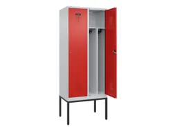 locker voor scheiding van kleding,HxBxD 2120x800x500mm,2vak