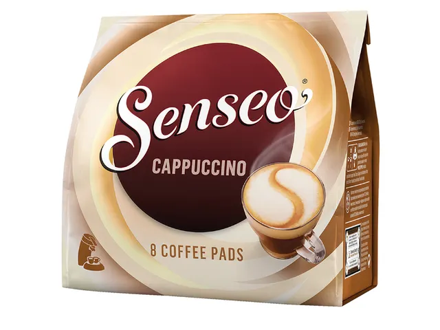 Koffiepads Douwe Egberts Senseo cappuccino 8 stuks