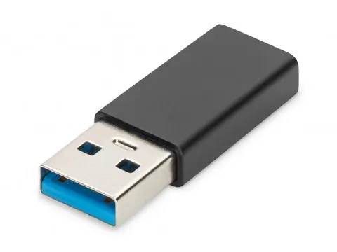 USB Type-C-adapter Type A naar CM/F 3A 5GB 3.0-versie Zwart