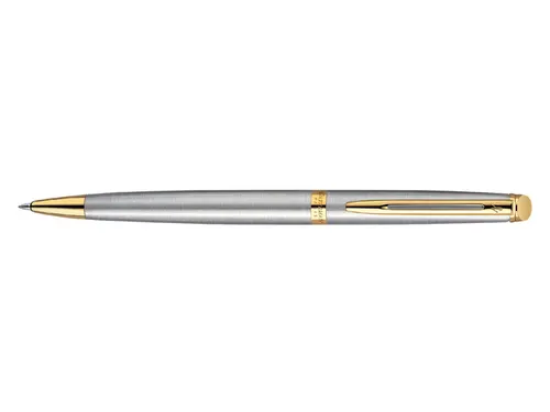 Balpen Waterman Hémisphère Stainless Steel GT Medium Blauwe inkt